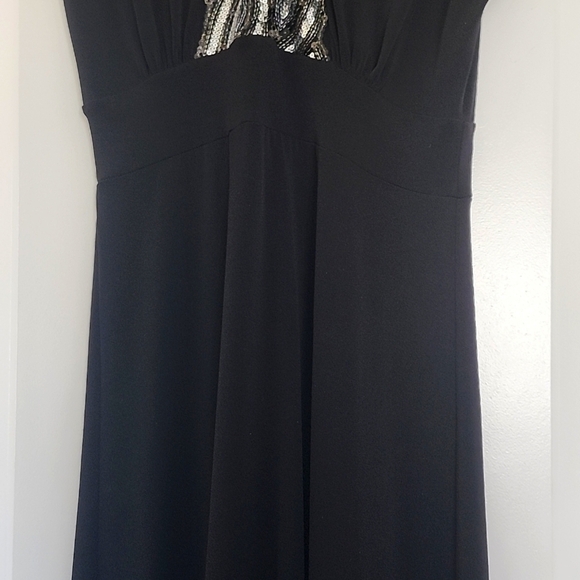 Veronica M long black Maxidress with sequins small - Picture 6 of 10